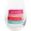 Jollity & Co Book Club Wine Glass In So Many Books...