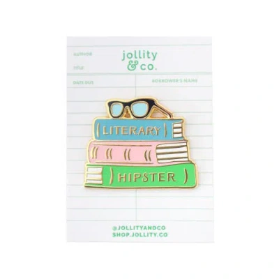 Jollity & Co . Book Themed Enamel Pins