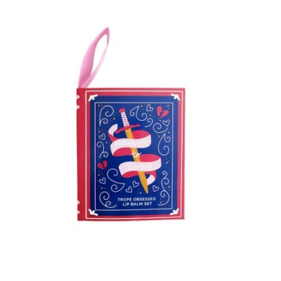 Jollity & Co . Book Themed Lip Balm Set In Transparent