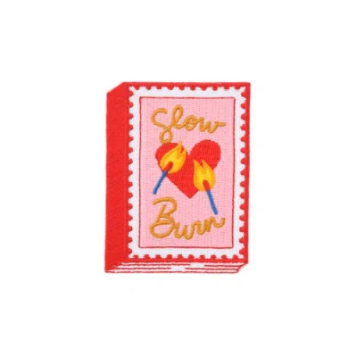 Jollity & Co . Book Themed Stick On Patches In Red