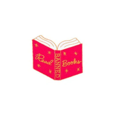 Jollity & Co . Book Themed Stick On Patches In Red