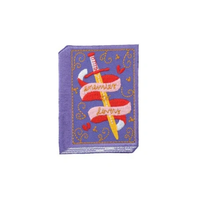 Jollity & Co . Book Themed Stick On Patches In Purple