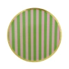 Jollity & Co . Camp Bachelorette Stripe Dinner Plates