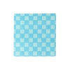 Jollity & Co Checkered Cocktail Napkins In Blue