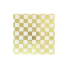 Jollity & Co Checkered Cocktail Napkins In Gold