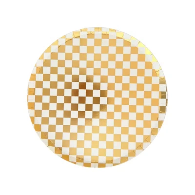 Jollity & Co Checkered Dessert Plates
