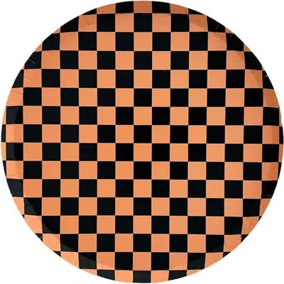 JOLLITY & CO JOLLITY & CO. CHECKERED HALLOWEEN PLATES