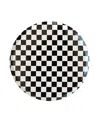Jollity & Co Checkered Paper Dinner Plates, Set Of 8