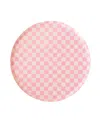 Jollity & Co Checkered Paper Dinner Plates, Set Of 8