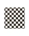 Jollity & Co Checkered Paper Large Napkins, Set Of 16 In Black
