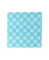 Jollity & Co Checkered Paper Large Napkins, Set Of 16 In Blue