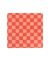 Jollity & Co Checkered Paper Large Napkins, Set Of 16 In Red