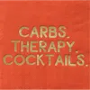 Jollity & Co Cocktail Themed Cocktail Napkins In Carbs, Therapy, Cocktails
