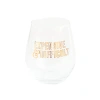Jollity & Co "expensive & Difficult"  Wine Glass In Assorted Pre-pack