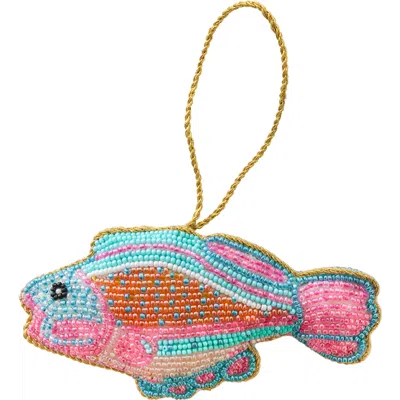 Jollity & Co . Francis De Fish Christmas Ornament In Multi