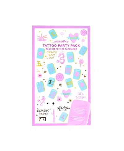 Jollity & Co Game Night Tattoos - Choose From Two Style Options, Set Of 2 Sheets In Multi