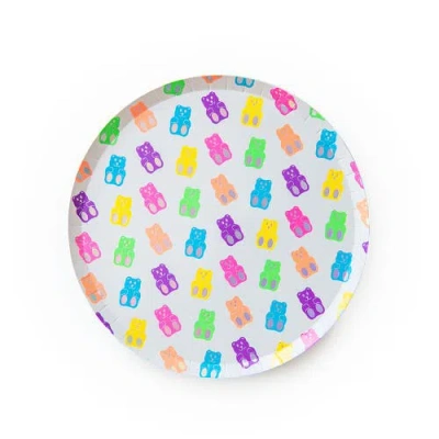 Jollity & Co Gummy Bears  Dessert Plates In Assorted Pre-pack