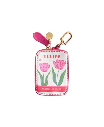 Jollity & Co In Bloom Floral Bag Charms, Set Of 1 In Neutral
