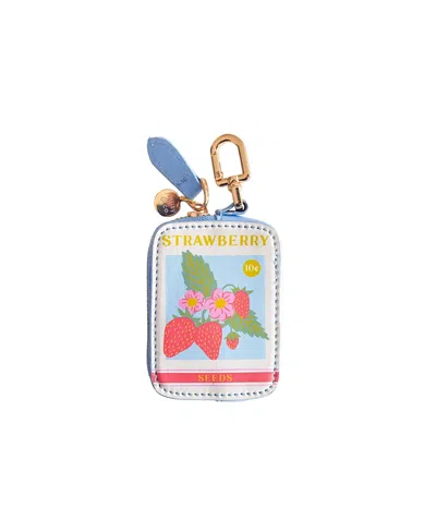 Jollity & Co In Bloom Floral Bag Charms, Set Of 1 In Blue