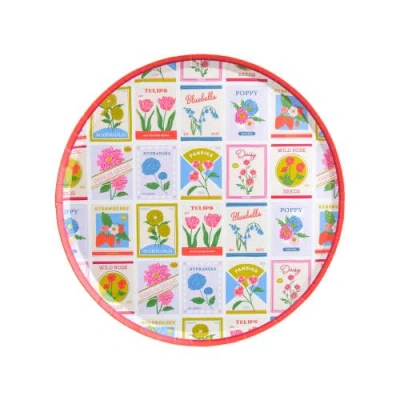 Jollity & Co . In Bloom Seed Packet Plates In Multi