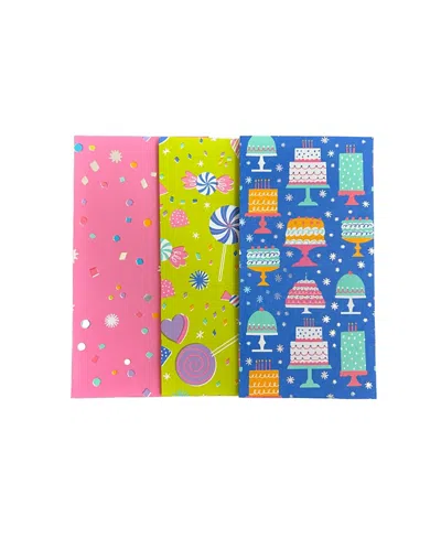 Jollity & Co It's A Birthday Favor Bags, Set Of 12, 4 Of Each Style Per Pack In Multi