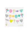 Jollity & Co It's A Birthday Garland, Set Of 16 Pieces And Hanging Twine In Multi