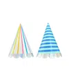 Jollity & Co It's A Birthday Party Hats, Set Of 8, 4 Of Each Style Per Pack In Multi