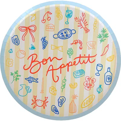 Jollity & Co . Le Dinner Bon Appetit Dinner Plates