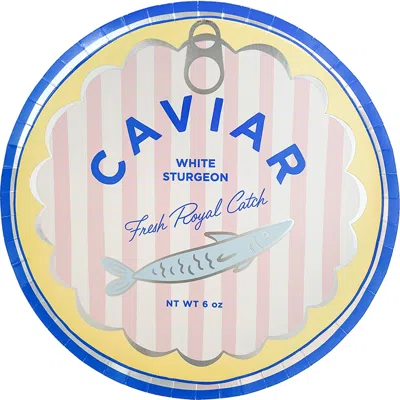 Jollity & Co . Le Dinner Caviar Can Dinner Plates In Multi