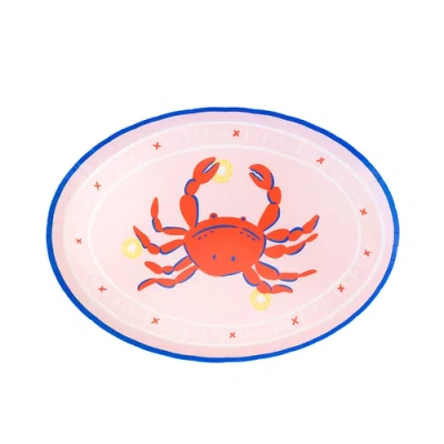 Jollity & Co . Le Dinner Crab Platter Plates