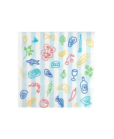 JOLLITY & CO LE DINNER LARGE PAPER NAPKINS, SET OF 16