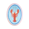 Jollity & Co . Le Dinner Lobster Platter Plates In Blue
