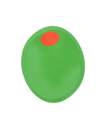 Jollity & Co Le Dinner Olive Paper Dessert Plates, Set Of 8 In Green