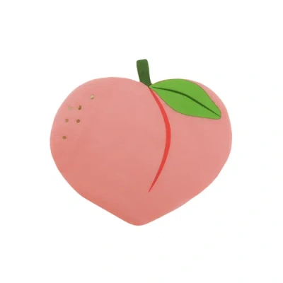 Jollity & Co . Le Dinner Peach Large Napkins In Pink