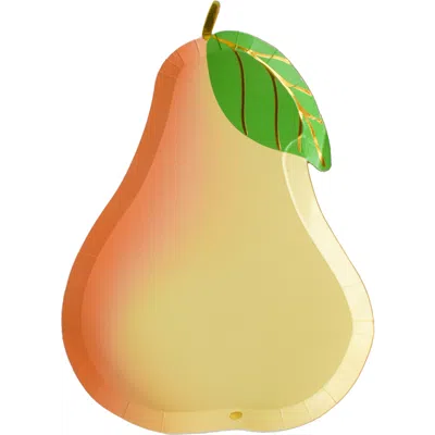 Jollity & Co . Le Dinner Pear Plates In White