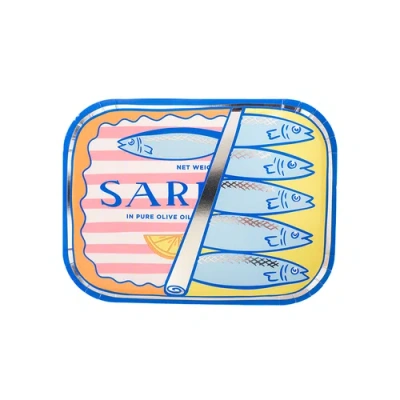 Jollity & Co . Le Dinner Sardine Can Dinner Plates In Multi