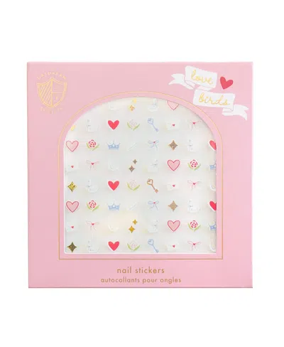 Jollity & Co Love Birds Nail Stickers, Set Of 100 In White