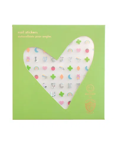 Jollity & Co Lucky Me Nail Stickers, Set Of 100 In Green