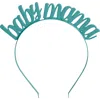 Jollity & Co Metal  Rose Gold "thirty" Headband In Blue