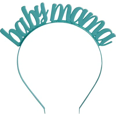 Jollity & Co Metal  Rose Gold "thirty" Headband In Blue
