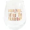 Jollity & Co "move Bitch, Get Out The Wine" Wine Glass In Assorted Pre-pack