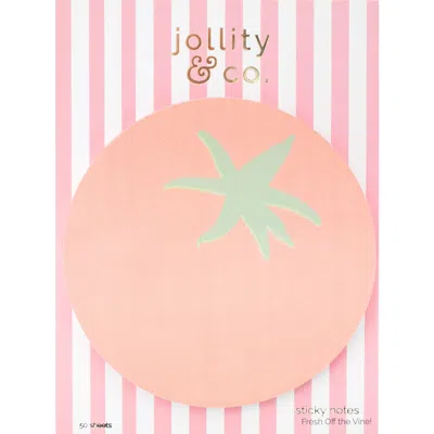 Jollity & Co . Novelty Shaped Sticky Notes In Pink