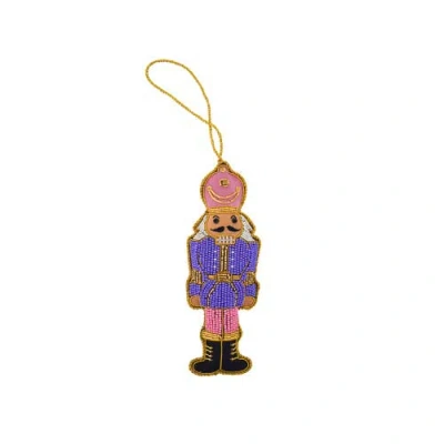 Jollity & Co . Nutcracker Ornaments In Blue