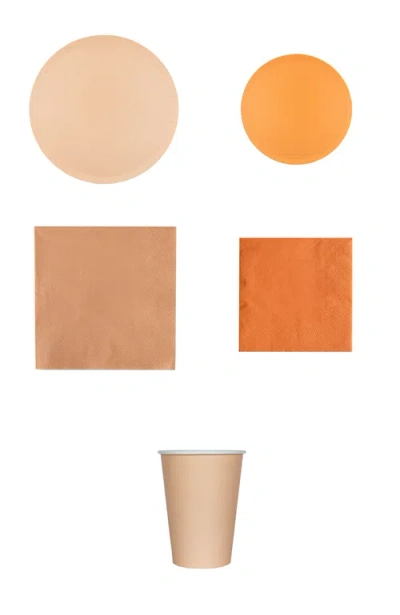 Jollity & Co Pastel Shade Colors Party Packages In Orange