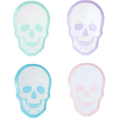 Jollity & Co . Pastel Skull Plates