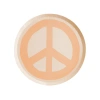Jollity & Co Peace & Love Peace Dessert Plates In Assorted Pre-pack