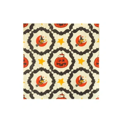Jollity & Co . Peanuts Halloween Cocktail Napkins In Multi