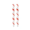 Jollity & Co . Ribbon Bow Taper Candle Set In Red