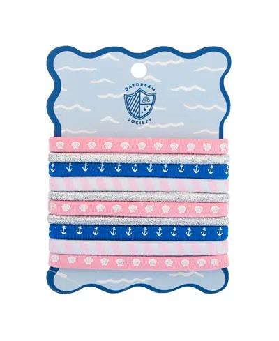 Jollity & Co Kids' Seaside Hair Ties, Set Of 10 In Multi