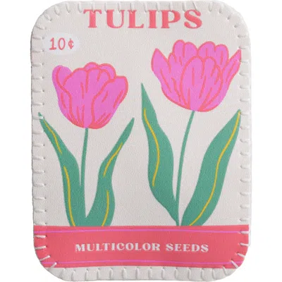 Jollity & Co . Seed Packet Vegan Leather Hair Clips In Multi